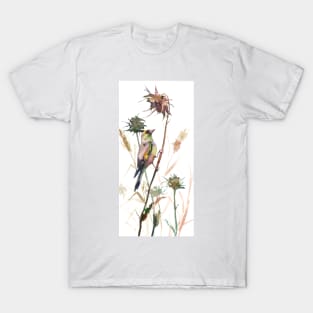 Goldfinch in Dry Field T-Shirt
